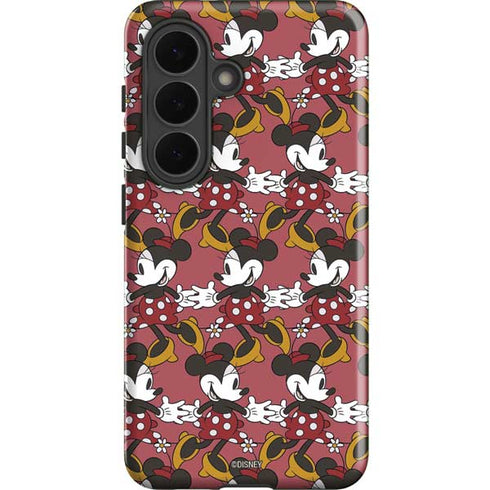 Disney Minnie Mouse Dancing Pattern Galaxy S26 Impact Case