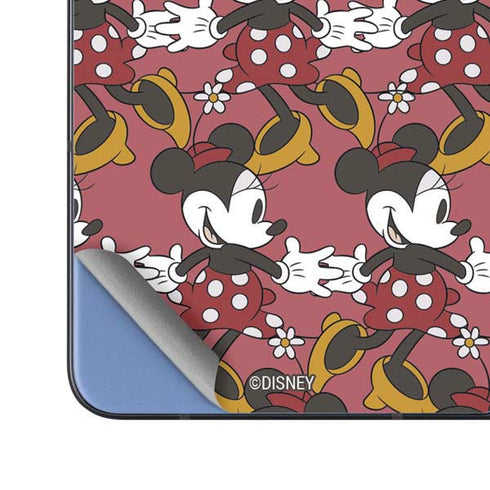 Disney Minnie Mouse Dancing Pattern Galaxy Z Fold5 5G Skin
