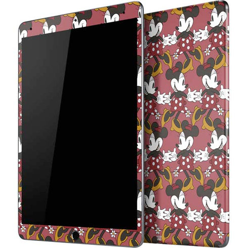 Disney Minnie Mouse Dancing Pattern iPad Skins