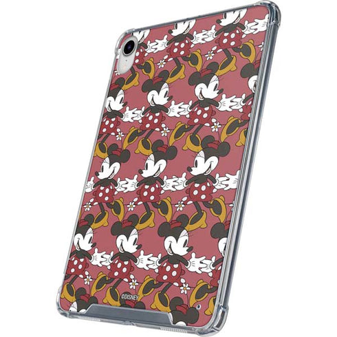 Disney Minnie Mouse Dancing Pattern iPad 11th Gen (2025) Clear Case