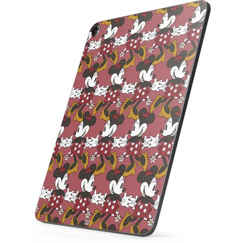 Disney Minnie Mouse Dancing Pattern Apple iPad Pro Skin