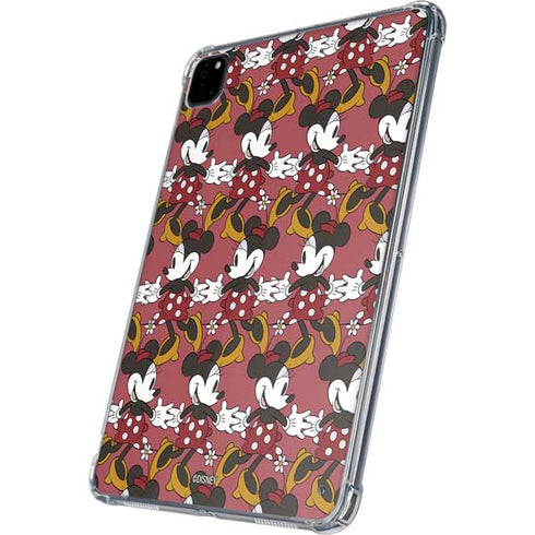 Disney Minnie Mouse Dancing Pattern iPad Pro 11in (2024) Clear Case
