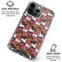 Disney Minnie Mouse Dancing Pattern iPhone 16 Pro Max Clear Case