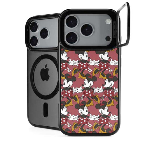 Disney Minnie Mouse Dancing Pattern iPhone 18 Pro Kickstand Case