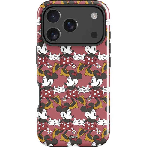 Disney Minnie Mouse Dancing Pattern iPhone 18 Pro Max Impact Case