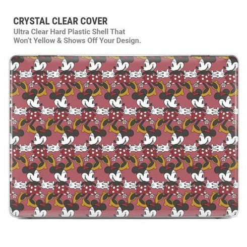 Disney Minnie Mouse Dancing Pattern MacBook Pro 14in (2021-24) Case plus Skin