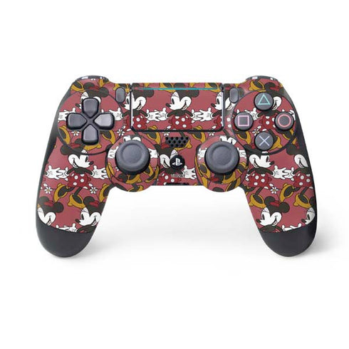 Disney Minnie Mouse Dancing Pattern PlayStation PS4 Skins