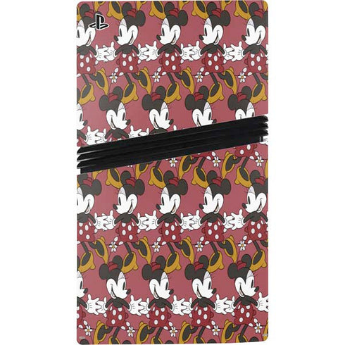 Disney Minnie Mouse Dancing Pattern PS5 Pro Bundle Skin