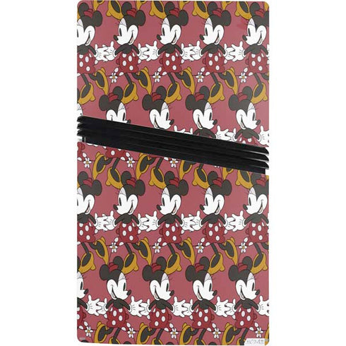 Disney Minnie Mouse Dancing Pattern PS5 Pro Bundle Skin