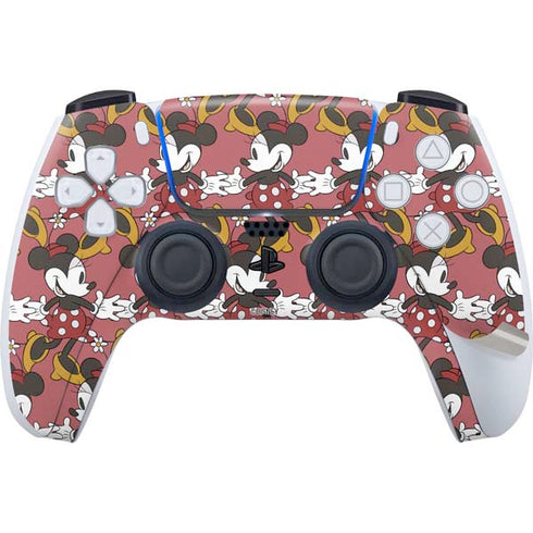Disney Minnie Mouse Dancing Pattern PS5 Pro Disk Bundle Skin