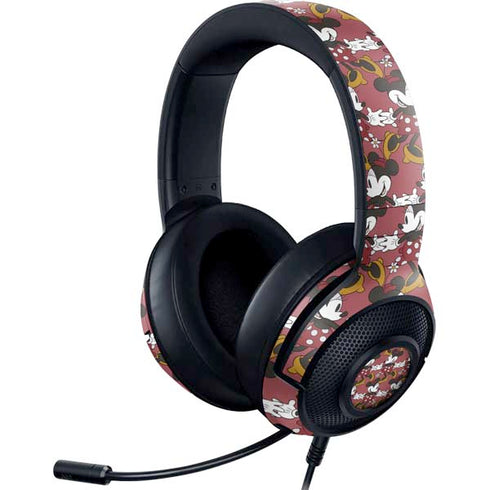 Disney Minnie Mouse Dancing Pattern Razer Kraken X Skin