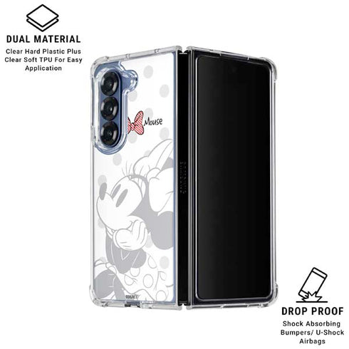Disney Minnie Mouse Daydream Galaxy Z Fold7 Clear Case