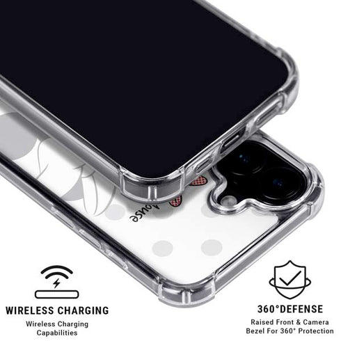 Disney Minnie Mouse Daydream iPhone 16 Plus Clear Case
