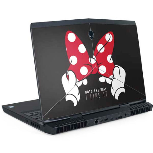 Disney Minnie Mouse Dots The Way Dell Alienware Skin