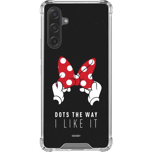Disney Minnie Mouse Dots The Way Galaxy A17 Clear Case