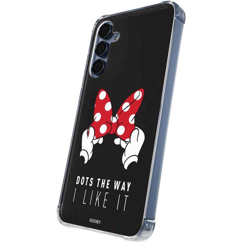 Disney Minnie Mouse Dots The Way Galaxy A55 5G Clear Case