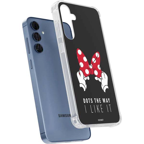 Disney Minnie Mouse Dots The Way Galaxy A55 5G Clear Case