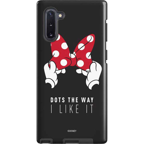 Disney Minnie Mouse Dots The Way Galaxy Cases