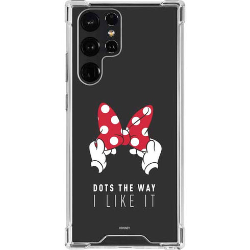 Disney Minnie Mouse Dots The Way Galaxy S23 Ultra Clear Case
