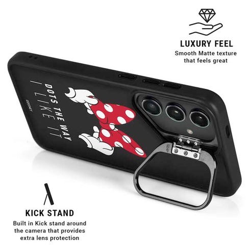Disney Minnie Mouse Dots The Way Galaxy S25 Kickstand Case