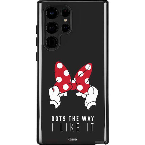 Disney Minnie Mouse Dots The Way Galaxy Cases