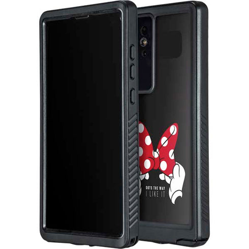 Disney Minnie Mouse Dots The Way Galaxy S24 Ultra Waterproof Case