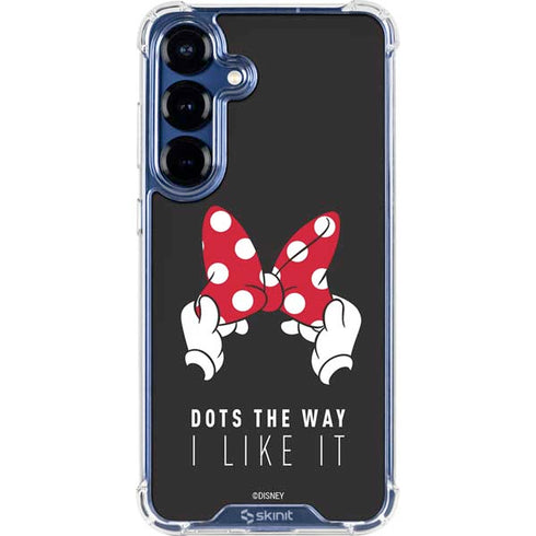 Disney Minnie Mouse Dots The Way Galaxy S25 Plus Clear Case