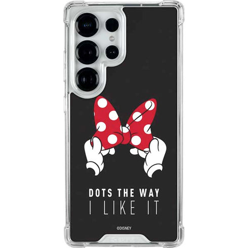 Disney Minnie Mouse Dots The Way Galaxy S25 Ultra Clear Case