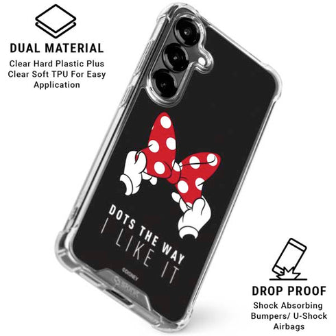 Disney Minnie Mouse Dots The Way Galaxy S26 Plus Clear Case