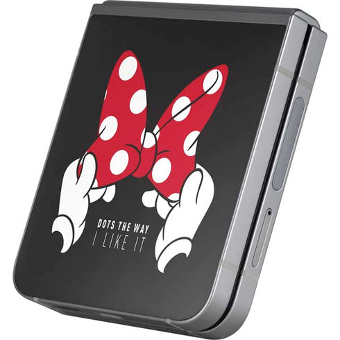 Disney Minnie Mouse Dots The Way Galaxy Z Flip6 Skin