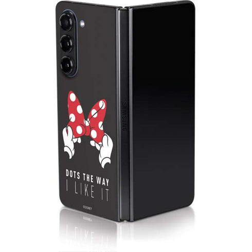 Disney Minnie Mouse Dots The Way Galaxy Z Fold5 5G Skin