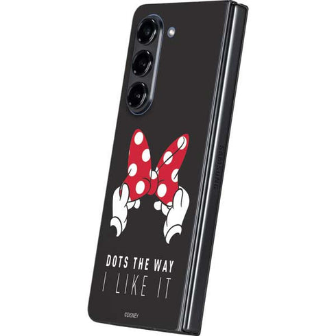 Disney Minnie Mouse Dots The Way Galaxy Z Fold5 5G Skin