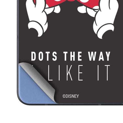 Disney Minnie Mouse Dots The Way Galaxy Z Fold5 5G Skin