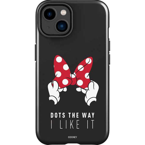 Disney Minnie Mouse Dots The Way iPhone 15 Impact Case