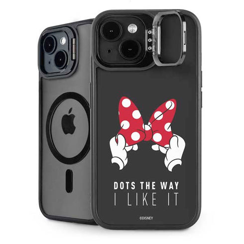 Disney Minnie Mouse Dots The Way iPhone 15 Plus Kickstand Case