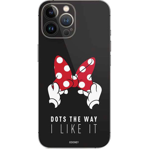 Disney Minnie Mouse Dots The Way iPhone 15 Pro Max Skin
