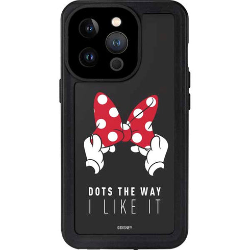 Disney Minnie Mouse Dots The Way iPhone 15 Pro Waterproof Case