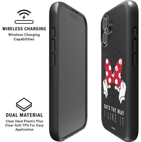 Disney Minnie Mouse Dots The Way iPhone 16 Magsafe Impact Case