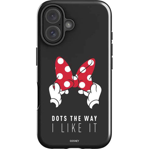 Disney Minnie Mouse Dots The Way iPhone 16 Plus Impact Case