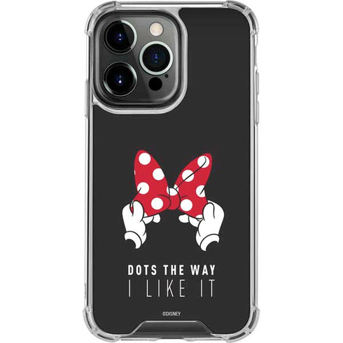 Disney Minnie Mouse Dots The Way iPhone 16 Pro Clear Case