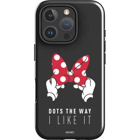Disney Minnie Mouse Dots The Way iPhone 16 Pro Max Impact Case