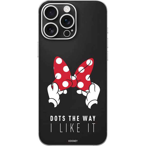 Disney Minnie Mouse Dots The Way iPhone 16 Pro Max Skin
