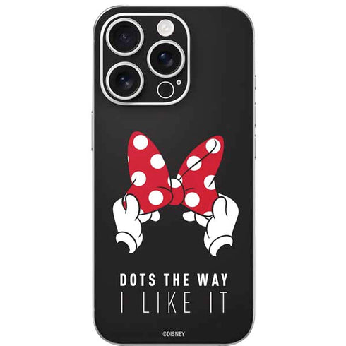 Disney Minnie Mouse Dots The Way iPhone 16 Pro Skin