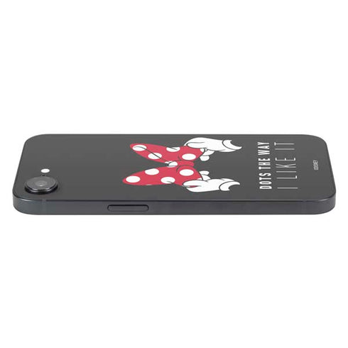Disney Minnie Mouse Dots The Way iPhone 16e Skin
