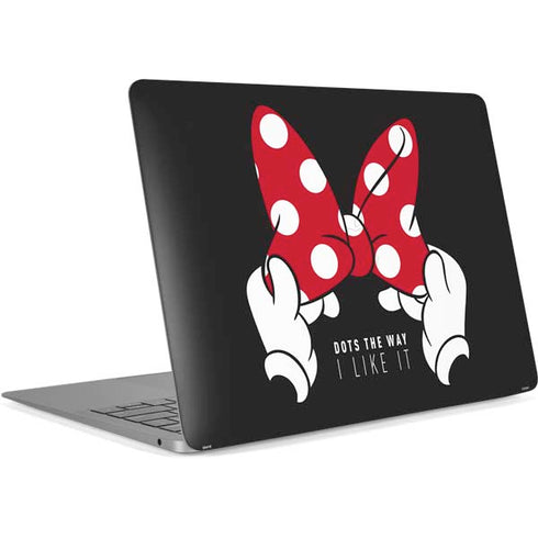 Disney Minnie Mouse Dots The Way Apple MacBook Air Skin