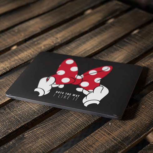 Disney Minnie Mouse Dots The Way Apple MacBook Air Skin