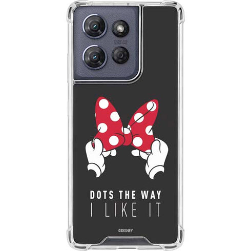Disney Minnie Mouse Dots The Way Moto G 5G (2025) Clear Case
