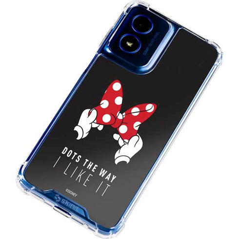 Disney Minnie Mouse Dots The Way Moto G 5G (2024) Clear Case