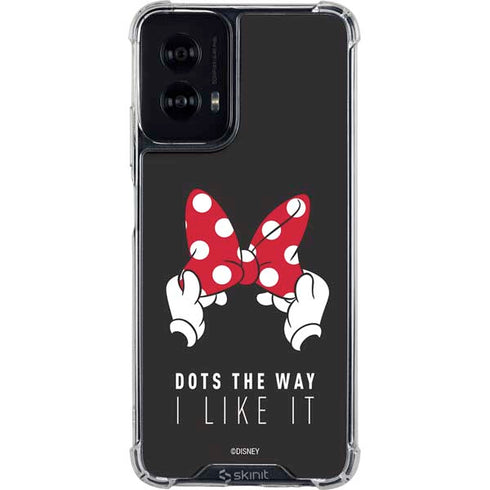 Disney Minnie Mouse Dots The Way Moto G Power 5G (2024) Clear Case