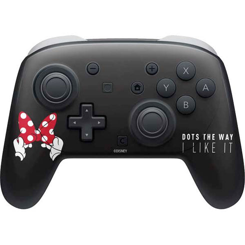 Disney Minnie Mouse Dots The Way Nintendo Switch 2 (2025) Pro Controller Skin